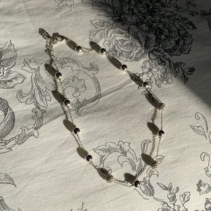 Brooks Brothers Silver Ball Necklace